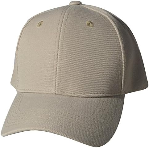 QML ( Junior, Infant ) Baseball Cap and Snapback ( 4 STYLES, Many COLORS ) (INFANT PLAIN, KHAKI)