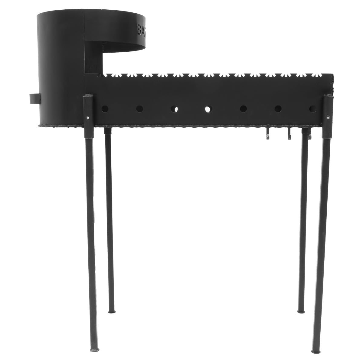 FlameFusion Mangal BBQ Holzkohlegrill Schaschlikgrill Outdoor Grill Mangalgrill (ohne Kazan) 2