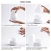 Qedertek 100ml Essential Oil Diffuser, Portable Ultrasonic Humidifier with Adjustable Mist Mode, Waterless Auto Shut-off and 7 Colors Light Changing for Spa, Yoga, Home, Bedroom (Smooth Surface)