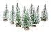 Juvale 12 Pack Mini Christmas Trees for Tabletop, Xmas Holiday Home Indoor Decorations, 4.25 x 2 inches