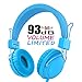 Kids Headphones,AILIHEN HD850 Volume Limiting On Ear Headset with SharePort and Microphone, Children Headphones for Kids, Computer Tablets Laptops Android IOS Smartphones Cellphones (Sky Blue)