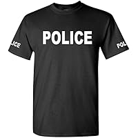 Amazon.com: Future Police Officer Gifts Police Theme T-Shirt Black