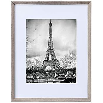 upsimples 11x14 Picture Frame with Real Glass Set of 2,Fits Pictures 8x10 with Mat or 11x14 Without Mat Rustic Photo Frames for Wall Display