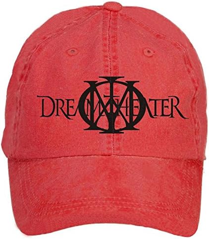 LongDaCo Dream Theater Logo Cotton Baseball Cap with Adjustable Hat Men Red