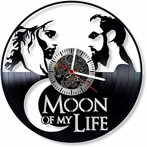 Game of Thrones vinyl Wall Clock- Modern room decor-Unique Handmade gift for friends and someone you love