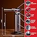 Sanmalfi Culinary Butane Torch and Measuring Spoons, Butane Blow Torch and Graduated Tools for Creme Brulee, BBQ and Baking