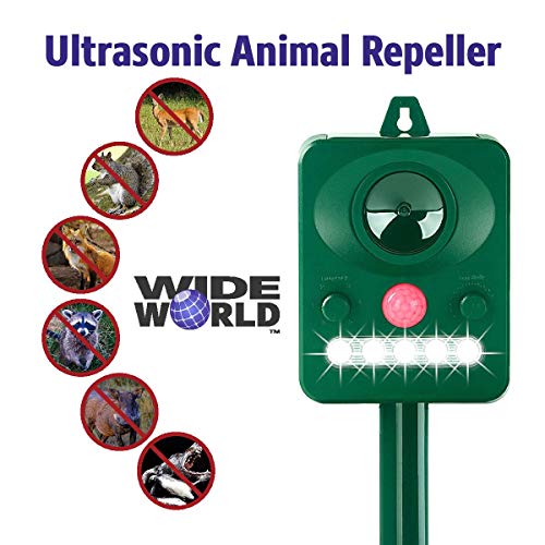image for WIDE WORLD TM Ultrasonic Pest Repeller by Wide World - Solar Powered W