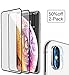 Screen Protector for iPhone Xs Max 6.5-Inch [Full Coverage Tempered Glass + Camera Lens Protector][9 Hardness] Bubble Free,Anti-Scratch Screen Protector Compatible with iPhone Xs Max [2-Pack] SC-002