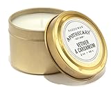 Paddywax Apothecary Collection Scented Travel Tin Candle, 4-Piece, 2-Ounce, Vetiver & Cardamom