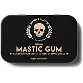 Martyr &amp; Myth Mastic Gum &ndash; 40g Natural Resin from Mastiha Trees in Chios, Greece | Sugar-Free, Plant-Based Chewing Gum for Jawline, Oral &amp; Gut Health