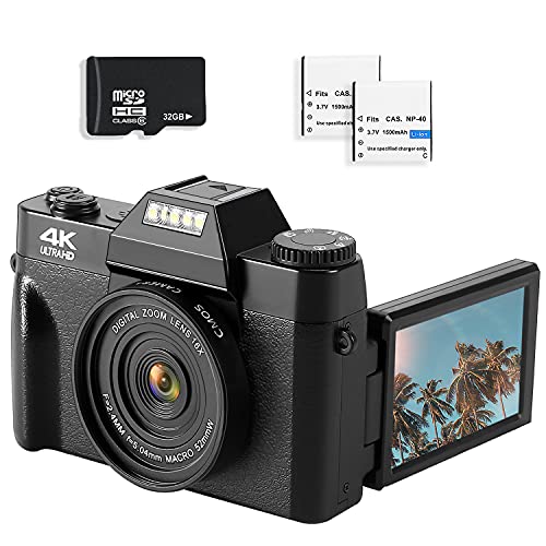 Buy Digital Cameras for Photography, 4K 48MP Vlogging Camera 16X