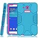 Hocase Galaxy Tab E Lite 7.0 (2016) Case, Rugged Heavy Duty Kids Proof Protective Case for Galaxy Tab E Lite 7.0 SM-T113NDWAXAR/SM-T113NYKAXAR - Sky Blue/Deep Pink