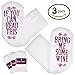 Tickle Socks (3 Pack) - If You Can Read This Bring Me A Glass Of Wine - Full Length Bamboo Crew Socks