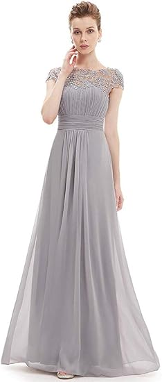 round neck long dress