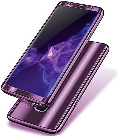 Galaxy S9 Plus Case,Ultra Slim 360 Degree All-around Full Body Coverage Electroplating Mirror Lightweight Shockproof Hard Case Cover for Samsung Galaxy S9 Plus 6.2 Inch (Rose Gold)