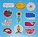 Cute Laptop Stickers for Teen Girl, 45 Pcs/Pack Cartoon Waterproof Vinyl Water Bottle Computer Notebook Car Skateboard Motorcycle Bicycle Luggage Guitar Bike Decal (Style - E)