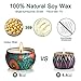 Scented Jar Candles Gift Set Fragrance Essential Oils Aromatherapy Candle Natural Soy Wax for Women Relaxation Stress Relief, Pack of 6thumb 2