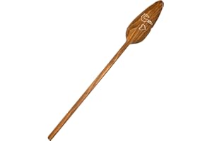 GENERIC Moana Oar Paddle (4 ft) Engraved. Handmade Wooden Canoe Real Size Paddle. Perfect for Kids Costume, Birthday Party or Home Wall Decoration