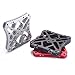 Deflife MTB Bike Pedal Clipess Adapters For Shimano SPD SPD-SL Look And Crank Brothers Egg Beater Bicycle Peddals Platform (Black)thumb 1