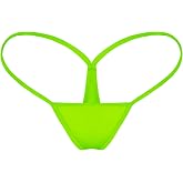 TOFOI Womens G String Thongs Micro Back Tiny Panties Low Rise No Show Bikini Bottom Daily Underwear