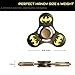Zip Spinners- Batman Toy Metal Fidget Spinner with Ultra Speed Deep Groove Bearings- Stress Toys Best Boredom Reducer Tri Spinner for Kids & Adults (Batman)