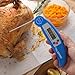Instant Read Digital Meat Thermometer - Ultra Fast Electronic BBQ and Kitchen Food Thermometer with long probe for Cooking, Grill, Smoker, Candy - Battery Included