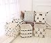 LANGYASHAN Square Storage Baskets Waterproof Canvas Children Laundry Nursery Hamper for Shelves Gift Baskets Toy Organizer Room Decor (Square alphabet)