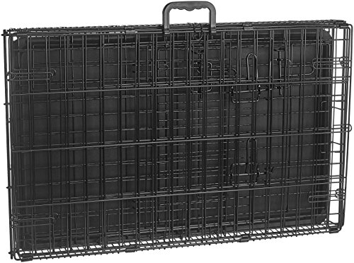6 AmazonBasics+Double+Door+Folding+Metal+Crate