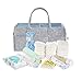 Lily and Oliver Baby Diaper Caddy Organizer - Gender Neutral Bag for Infants, Babies, Toddlers | 8 Pockets & Adjustable Divider.