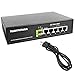 BV-Tech 5 Port Gigabit PoE+ Switch (4 PoE+ Ports | 1 Uplink Port) – 65W – 802.3at – POE-SW501G