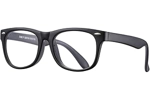 Pro Acme TPEE Rubber Flexible Kids Nerd Glasses Clear Lens Geek Fake for Costume (Age 3-10)