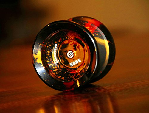 MAGICYOYO Unresponsive Y01 Node Yoyo Black &Golden& Red Acid Finished with Glove+ Yoyo Bag + 5 Strings