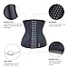 Burvogue Waist Trainer Corset for Women-Latex Cincher Underbust Body Shaper for Weight Loss