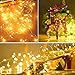 LiyuanQ Upgraded Solar Powered String Lights, 2 Pack 8 Modes 50 LED Solar Fairy Lights Waterproof 16ft Copper Wire Lights Outdoor Garden String Lights for Home Patio Yard Party Decoration (Warm White)