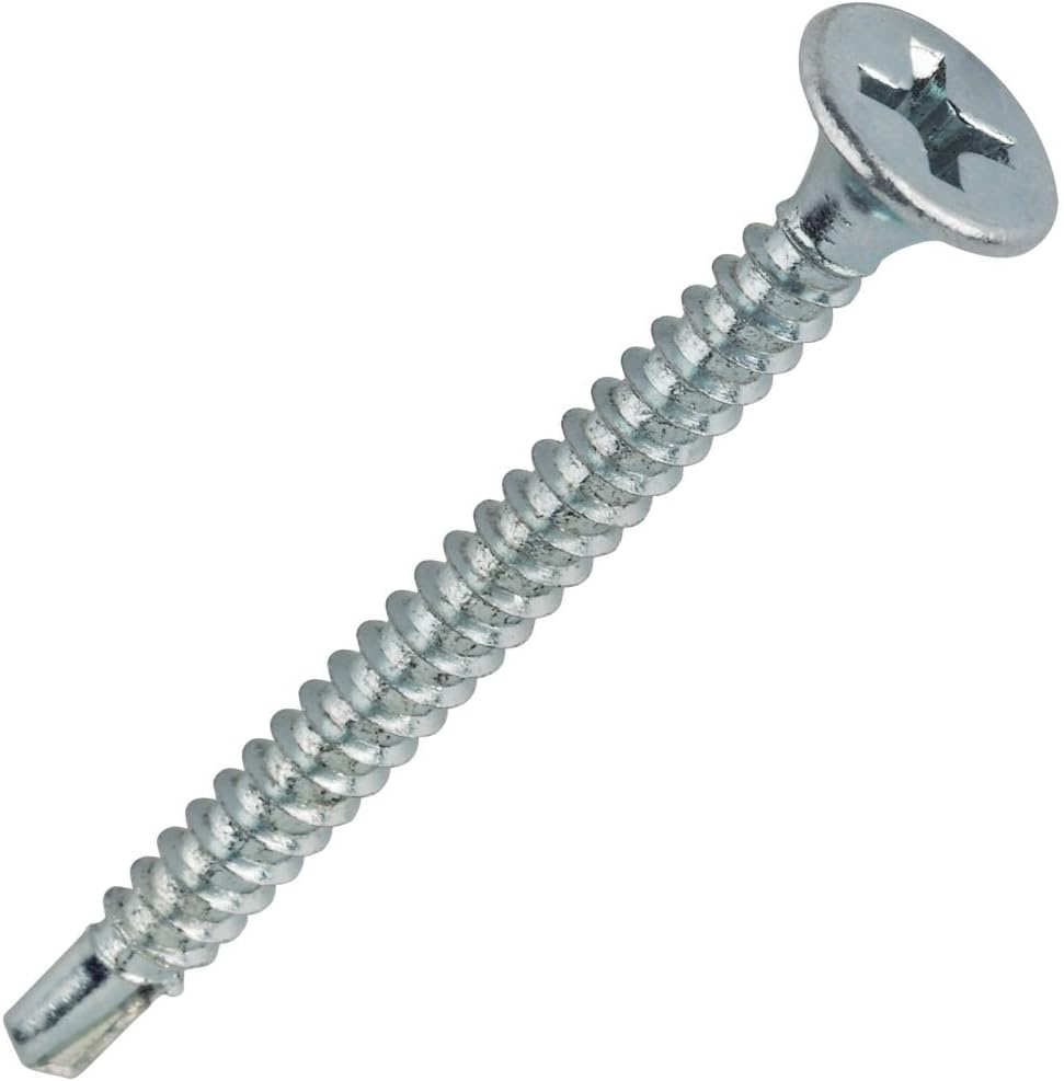 Easydrive BZP Bugle without Nibs Self-Drill Drywall Screw 3.5 x 42mm Pk1000