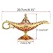 Hipiwe Vintage Magical Legend Aladdin's Genie Lamp for Home/Wedding Table Decoration,Collectable Rare Classic Arabian Costume props Lamp pot &Gift for Party/Halloween/Birthday(Red)