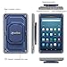 Fintie Shockproof Case for Amazon Fire HD 8 Tablets (7th and 8th Generation, 2017 and 2018 Releases) - [Tuatara Magic Ring] [360 Rotating] Multi-Functional Grip Stand Carry Cover, Navy
