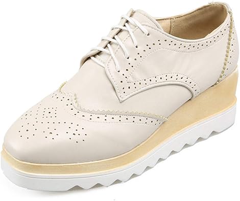 women's wedge oxfords