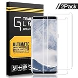 Samsung Galaxy S8 Plus Screen Protector,JUGGLO Tempered Glass,9H Hardness,Bubble (2Pack)