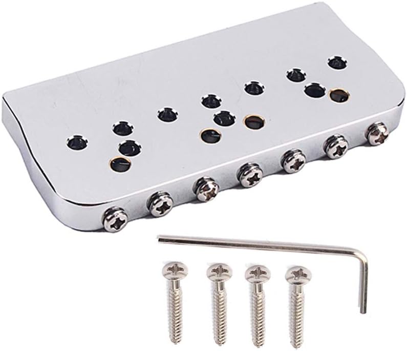 Alnicov 7 String Electric Guitar Brass Bridge for Electric Guitar Parts - Image 5