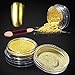 Elite99 Metallic Nail Chrome Powder,Shinning Mirror Effect Nail Polish Glitter Powder,1g Chrome Powder+Sponge Stick Makeup Manicure DIY Kit