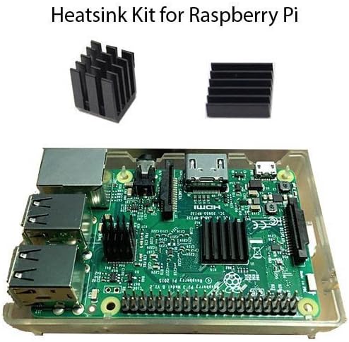 Detroit DIY Electronics Black Heatsink Kit for Raspberry Pi