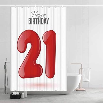 Amazon Com Yoliyana 21st Birthday Decorations Modern Shower