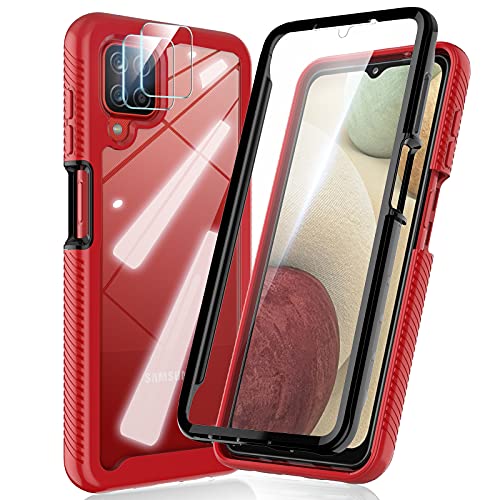 HATOSHI Samsung Galaxy A12 Case with Built in