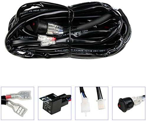 Phenas Universal LED Daytime Running Light (DRL) Automatic Control On/Off Switch Relay Harness 300W Automotive Assembly