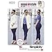 Simplicity 8222 Women's Stretchy Skinny Jean and Bomber Jacket Sewing Pattern, Sizes 14-22
