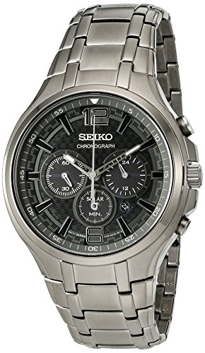 Seiko Men's 'Recraft Series' Quartz Stainless Steel Dress Watch (Model: SSC453)