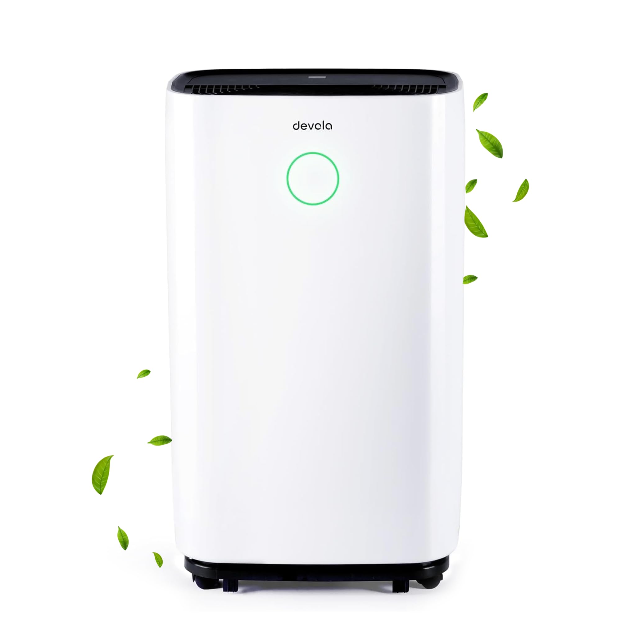 Devola 20L/day Low Energy Dehumidifier, Quiet & Energy Efficient Dehumidifiers for Home & Air purifier With HEPA filter, Laundry Mode
