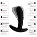 Zemalia Sally Vibrating Silicone Anal Vibrators Adult Sex Toys Vibe for Men or Couples G-Spot Stimulator for Female Masturbation Discreet Package(Black)