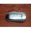 MARINE-BOAT-LED-BLUE-OBLONG-SHAPE-COURTESY-LIGHT-3BY125-STAINLESS-STEEL-RIM